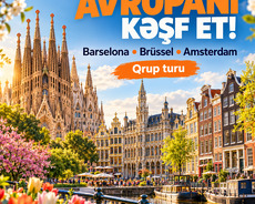 Barselona, brussel, amsterdam Novruz qrup turu