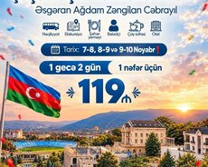 Hər həftəsonu endirimli Qarabağ turları