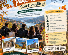 Məktəbli və Tələbələr üçün payız turları