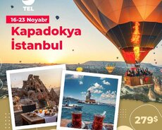 İstanbul Kapadokya möhdəşəm tur