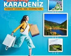 Qaradəniz Rize Trabzon shopping turu