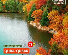 2 günlük Quba - Qusar - Cənnət Bağı Turu