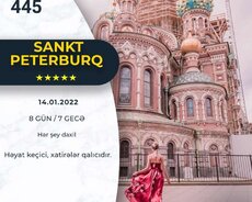 Sankt Peterburq turu