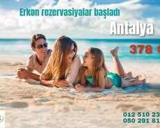 Antalya turları - Erkən rezervasiya