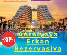 Antalya Erken Rezervasiya