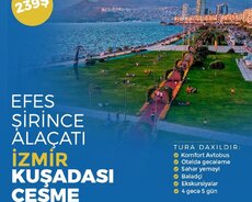 İzmir Alaçatı Çeşme Kuşadası Şirince 7 gün Novruz
