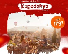 Sevgiliıər günü üçün Endirimli Kapadokya turu