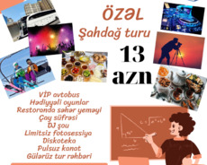 Müəllimlərə özəl Şahdağ turu