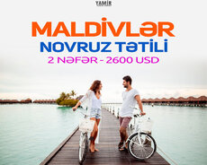 Maldivlər Novruz Tətili - 2 nəfərlik