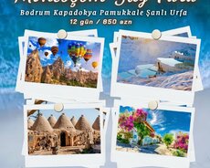 Bodrum Kapadokya Pamukkale Şanlı Urfa Turu ki