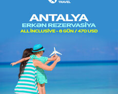 Antalya Turu - erkən Rezervasiya