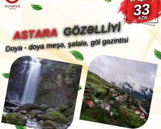 Astara meşə, göl, şəlalə turu