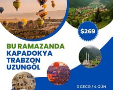 Bu Ramazani kapadokya-trabzon-uzungöldə