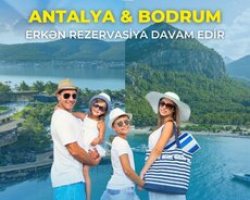 Endirimli erkən Rezervasiya Antalya, Bodrum