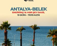 Antalya - Belek Endirimli Hər şey daxil yay turu