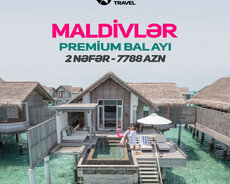 Maldivlər'də premium bal ayı tətili