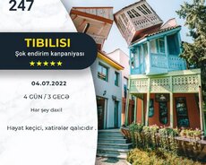 Tbilisi turu şok endirim