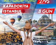 İkili qrup turu İstanbul Kapadokya
