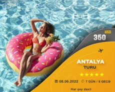 Antalya turu qaynar tur ednirimi tələsin