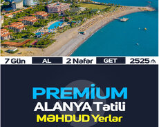 Premium Alanya Tətili - məhdud Yerlər