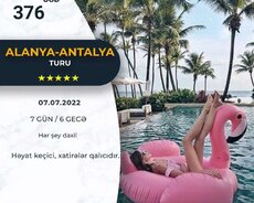Alanya Antalya istiqamətinde qaynar turlar