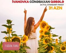 Ivanovka - Günəbaxan Qəbələ- 7 Gözəl Turu