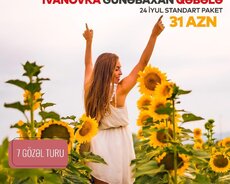 Ivanovka - Günəbaxan - Qəbələ- 7 Gözəl Turu