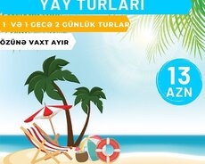 1 Günlük Turlar həftə içi Ve həftə Sonu