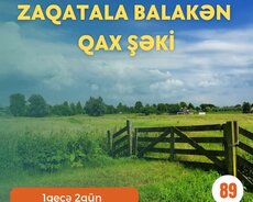 Balakən Zaqatala Qax Şəki turu (Şook endirim ilə)