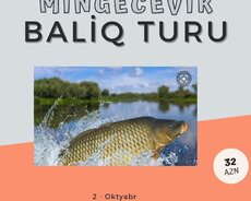 1 günlük Mingəçevir balıq turu