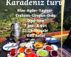 Qaradəniz Trabzon Uzungöl Rize