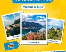 Vizasız Balkan turu - 5 Ölkə