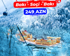 Bakı-Soçi Bakı- (5 kg əl yükü ilə)