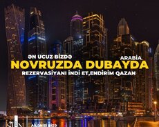 Novruza özəl Dubay, maldiv, istanbul endirimli paket