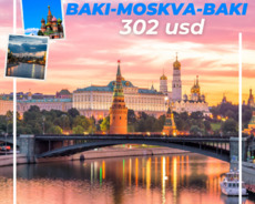 Baki Moskva Baki aviabiletləri