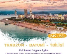 Novruz Tbilisi Trabzon turu