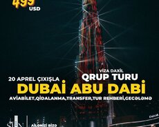 Möhtəşəm Dubay Abu-abudabi Qrup Turu