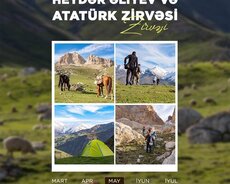 Atatürk və Heydər zirvələrinə yürüş