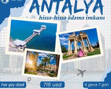 Antalya erkən rezervasiya davam edir