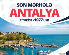 Antalya və bölgələrinə 2 turist paketi