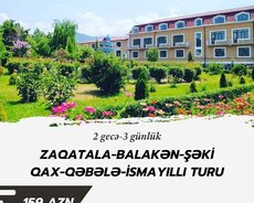Balakən Zaqatala Qax Şəki Qəbələ Ismayıllı turu