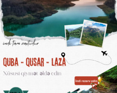 Hər Həftə Sonu Və Həftə İçi Quba•qusar•laza turu