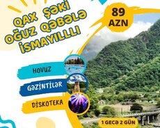 Qax Şəki Oğuz Qəbələ İsmayilli