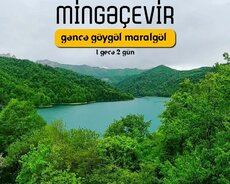 Mingəçevir Gəncə Göygöl. 1gecə2 gün