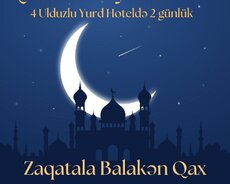 Bayrama özəl Balakən Zaqatala Qax Şəki turu