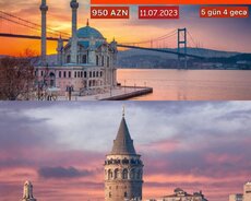 İstanbul turu ekonom paket iyul