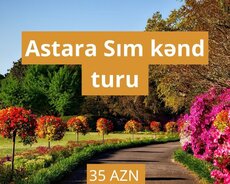 Möhtəşəm Sım şəlaləsi Astara turu