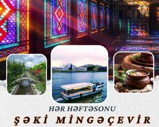 Şəki Mingəçevir Gəmi gəzintisi Turu