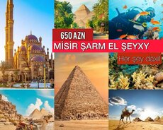 Şarm El Şeyx Misir turu qaynar tur