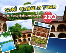 1 Günlük Şəki turu endirimli